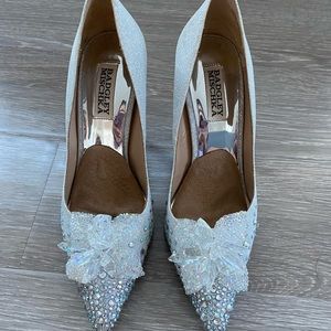 Badgley Mischka Cinderella Sparkle Heels Sz 7